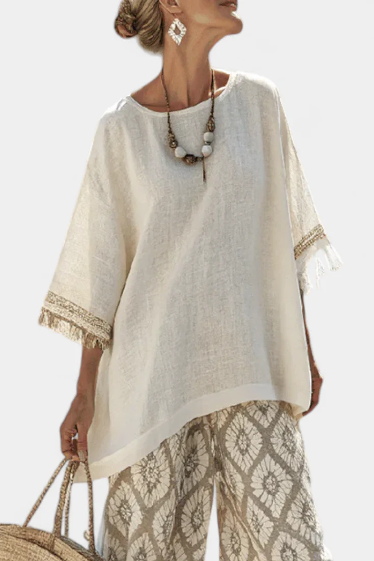 Alverra | Sophisticated Top & Casual Pants Set - Image 2
