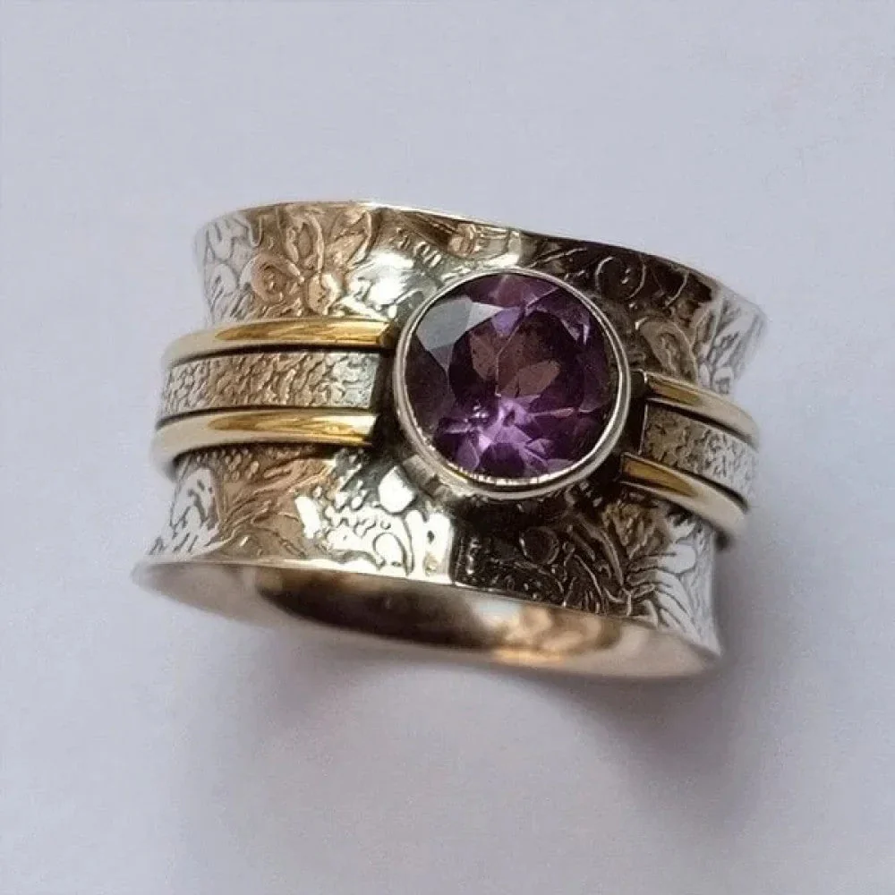 Bohemian Crystal Meditation Ring - Image 2