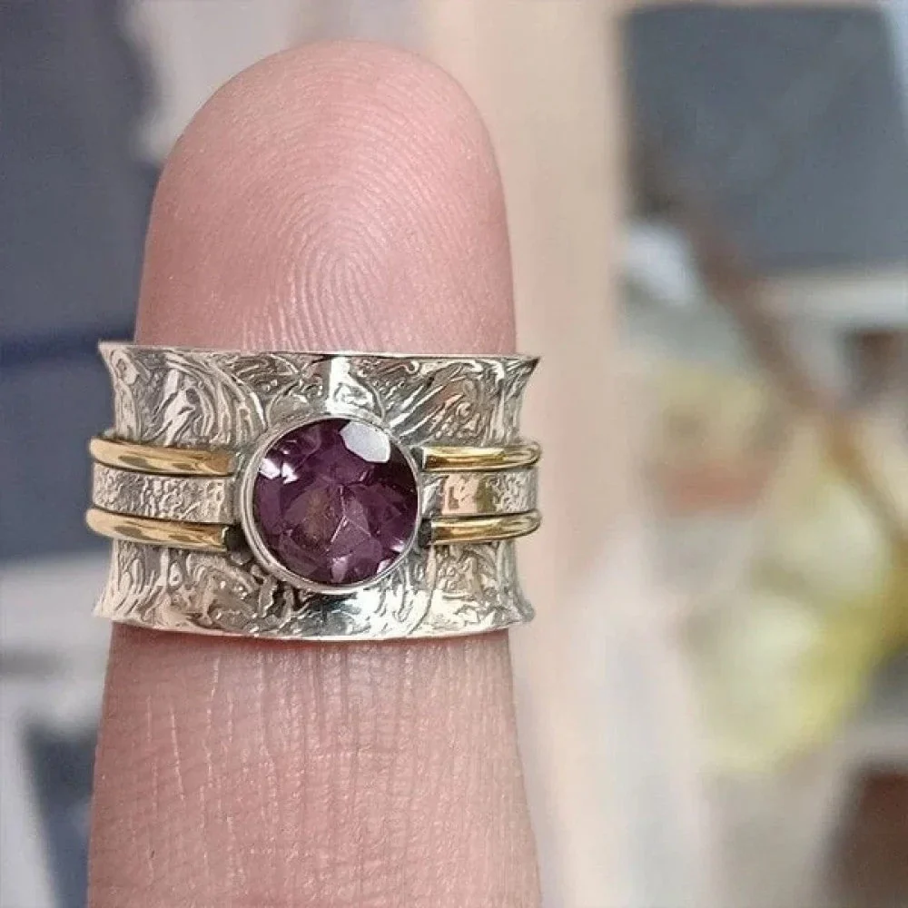 Bohemian Crystal Meditation Ring - Image 3