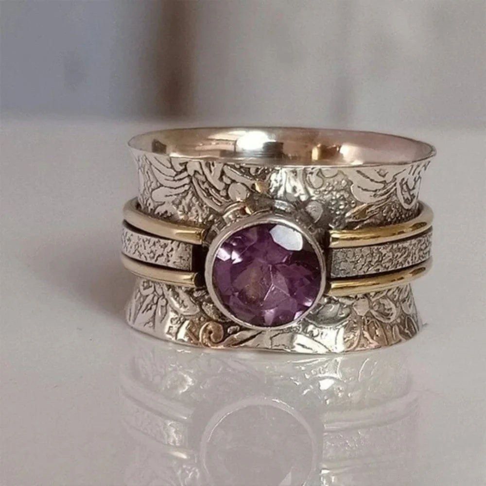 Bohemian Crystal Meditation Ring - Image 4