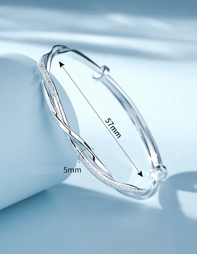 Braided Silver Bracelet - Image 5