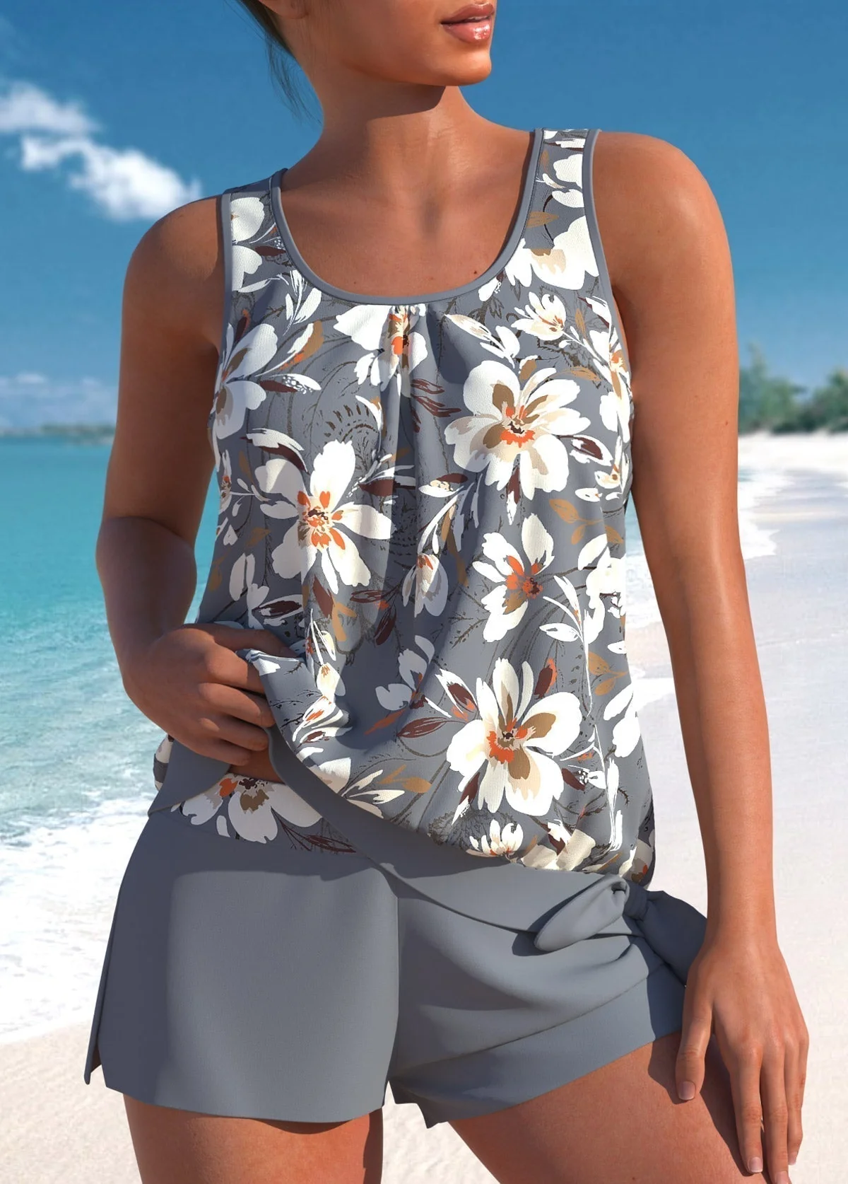 Helena™ | Stylish Floral Tankini Set Women - Image 3