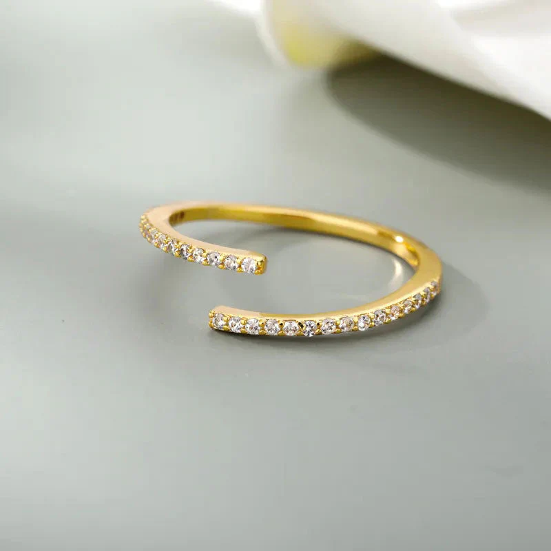Eliandrea | Classic Zirconia Ring 18K Gold - Image 4