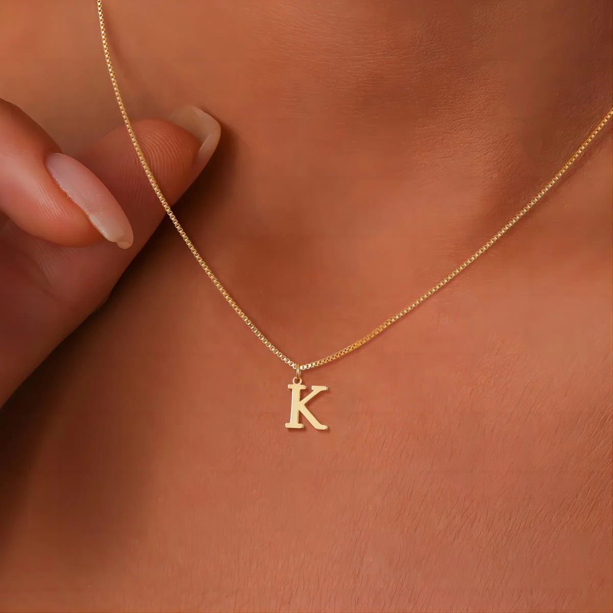 Enzhalynne | Necklace with Initials 18K Gold - Image 6