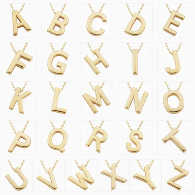 Enzhalynne | Necklace with Initials 18K Gold - Image 7