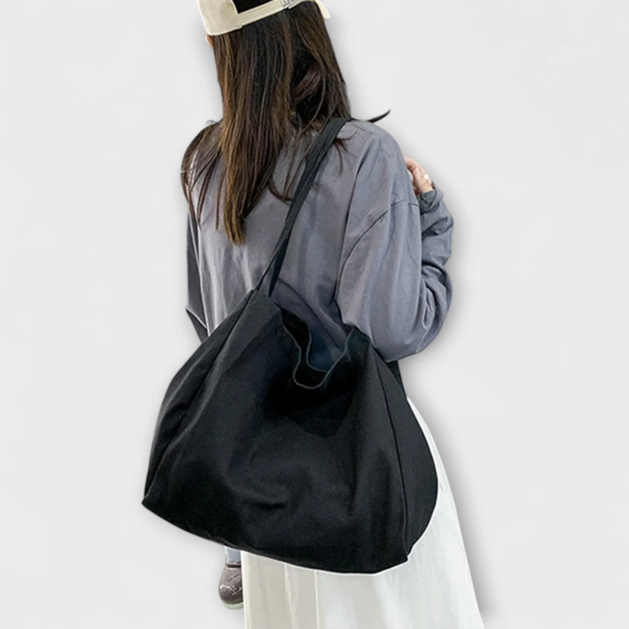 Olivia - High-Quality Large Canvas Shopper Bag - Image 3