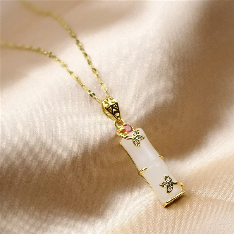 Jade Amulet Necklace - Image 2