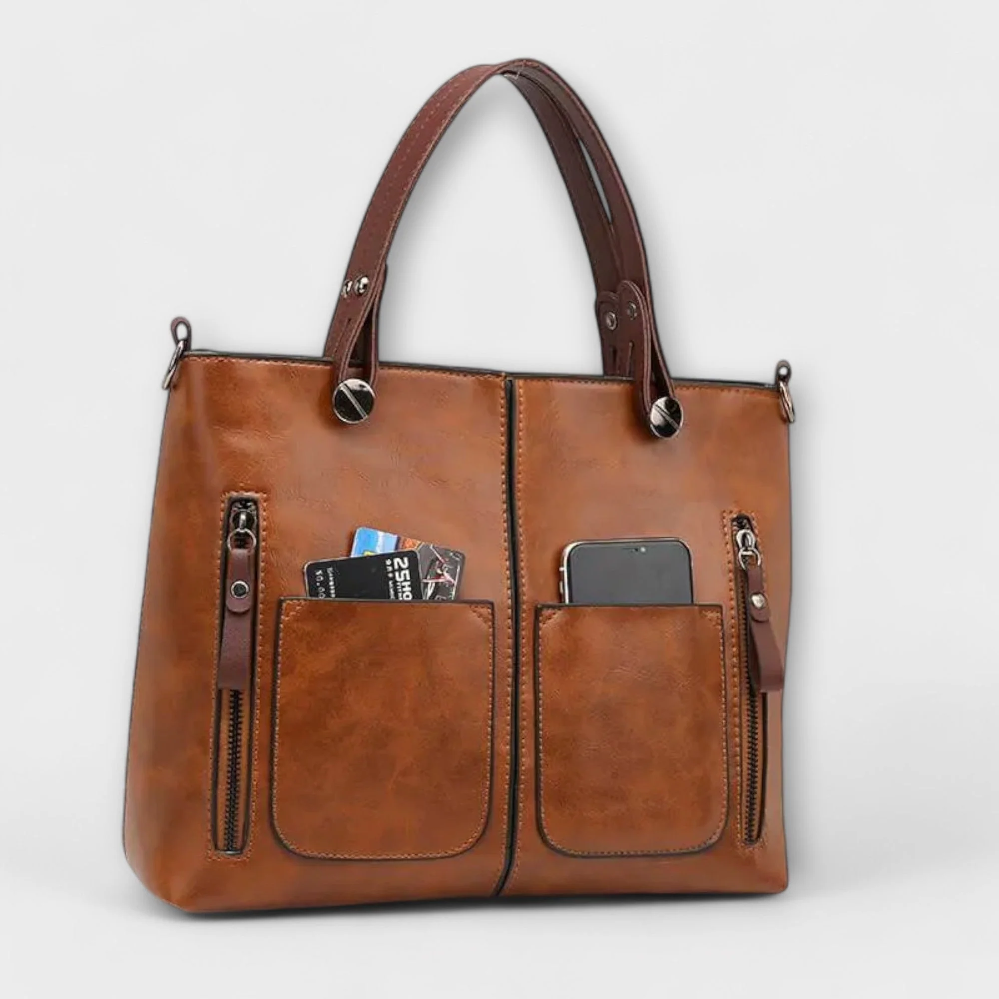 Lora - Elegant Leather Bag - Image 4