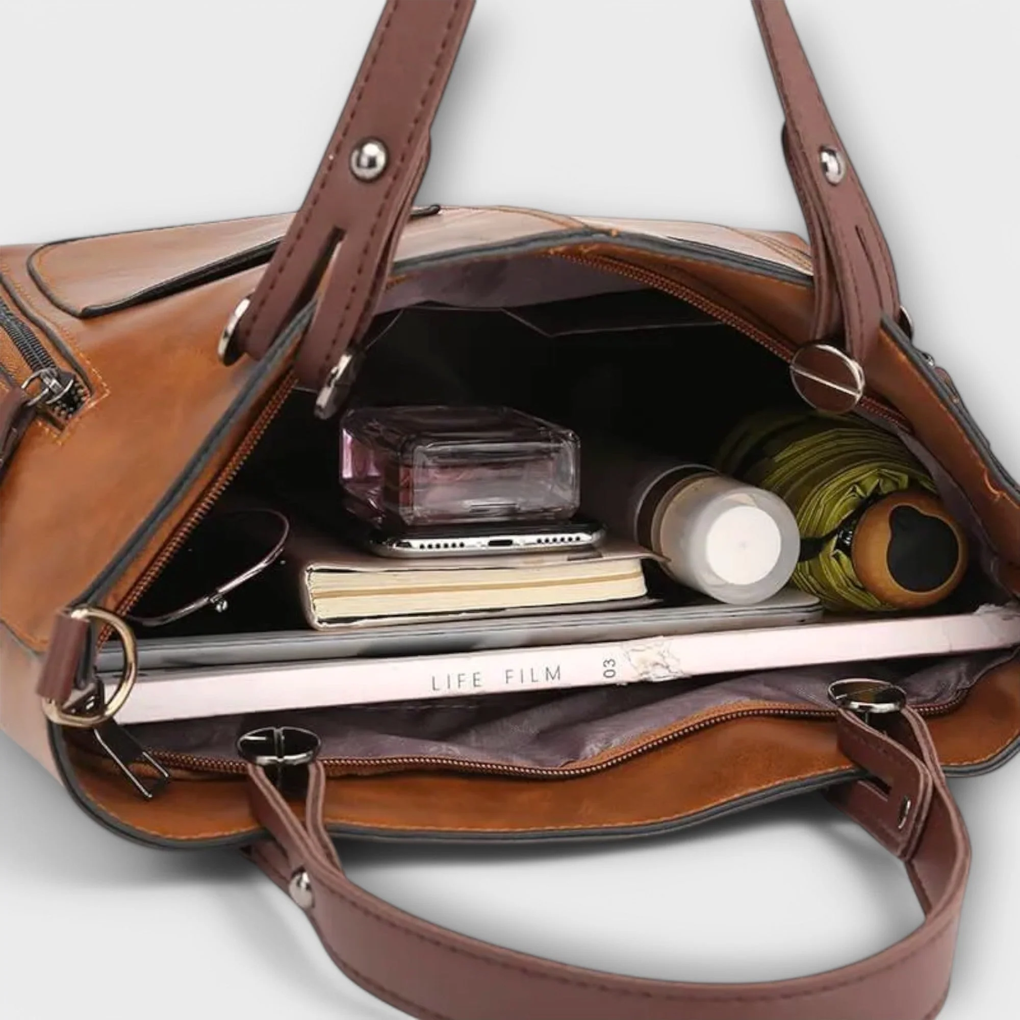 Lora - Elegant Leather Bag - Image 8