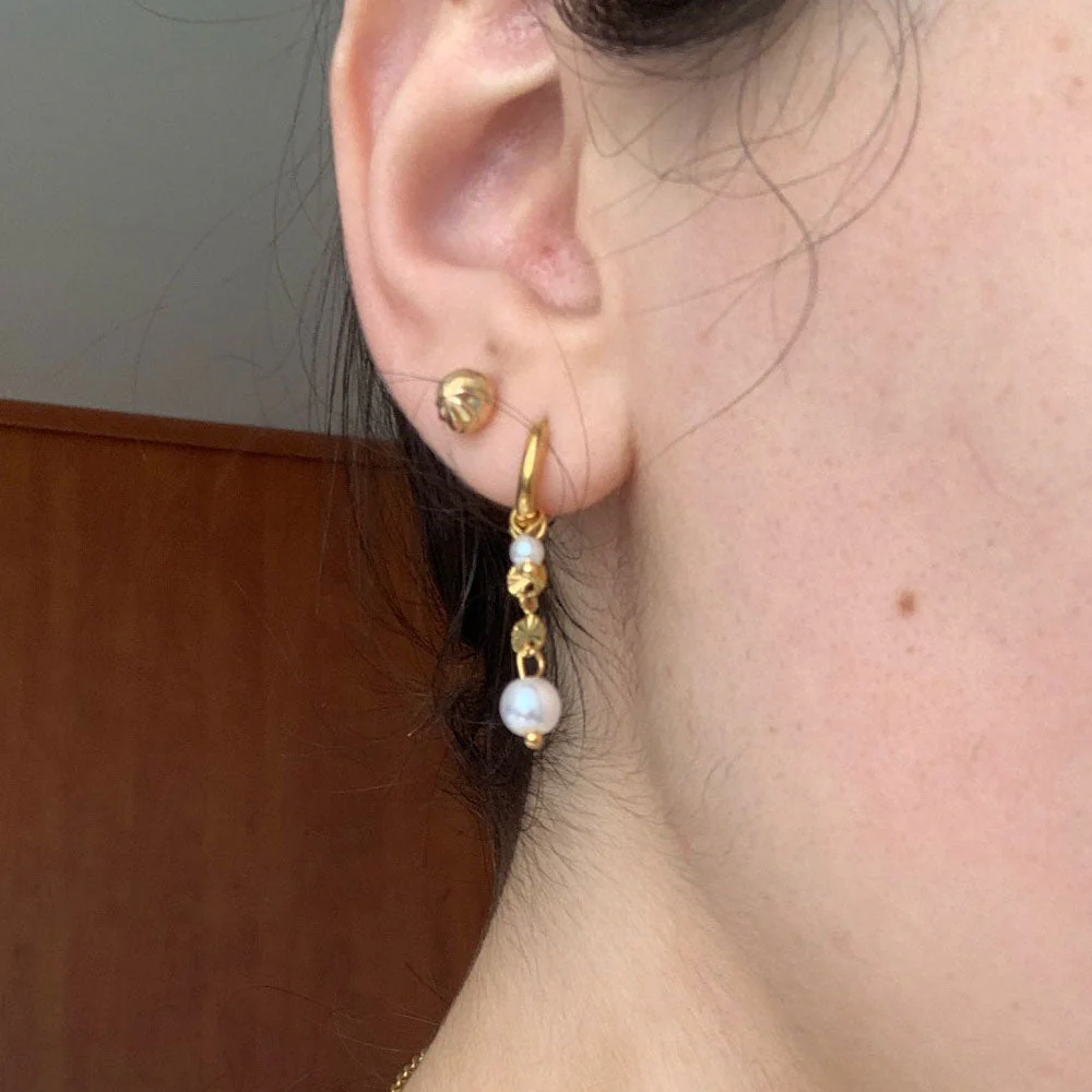 Lyannette | Sunburst Earrings 18K Gold - Image 3