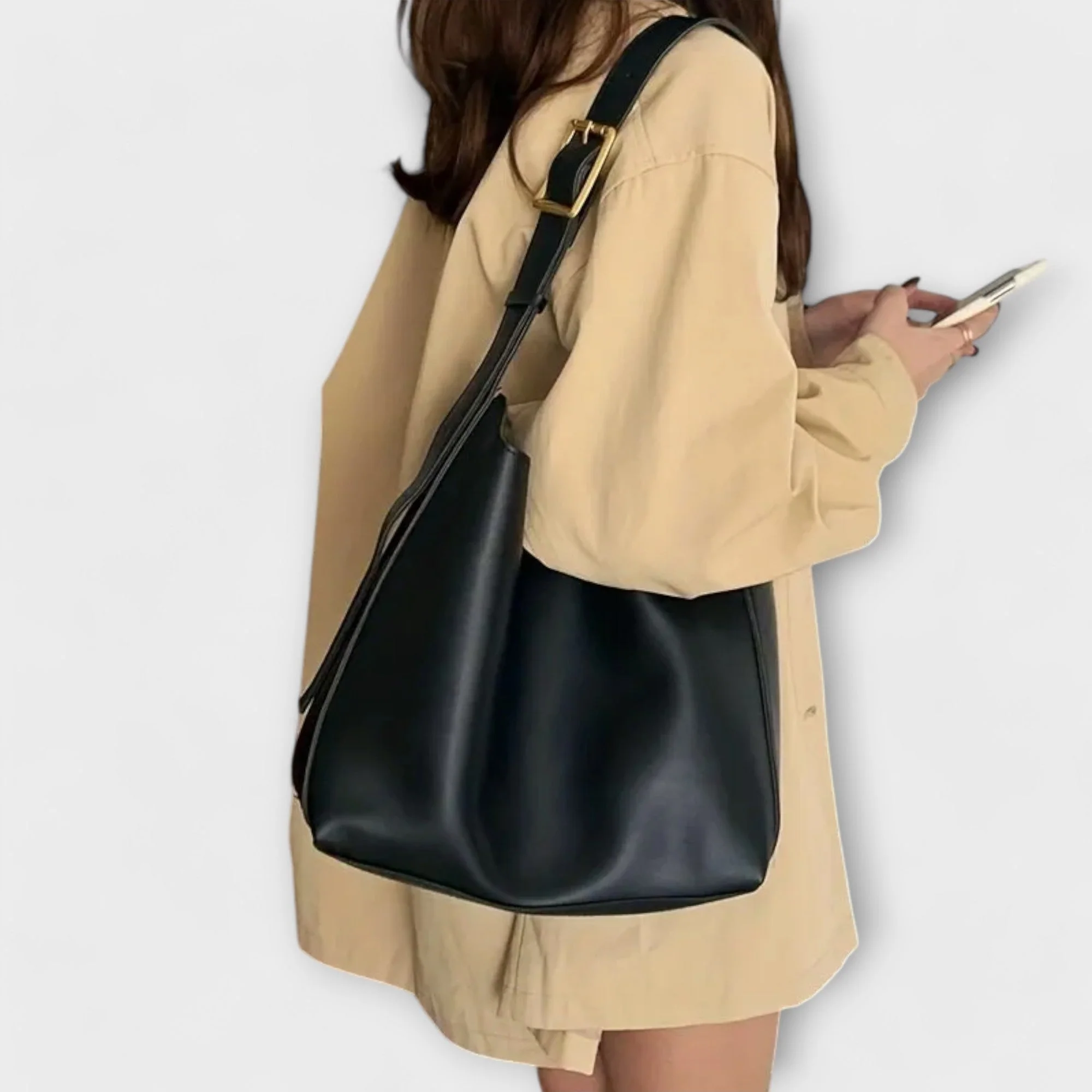 Olivia – Elegant Leather Shoulder Bag - Image 2
