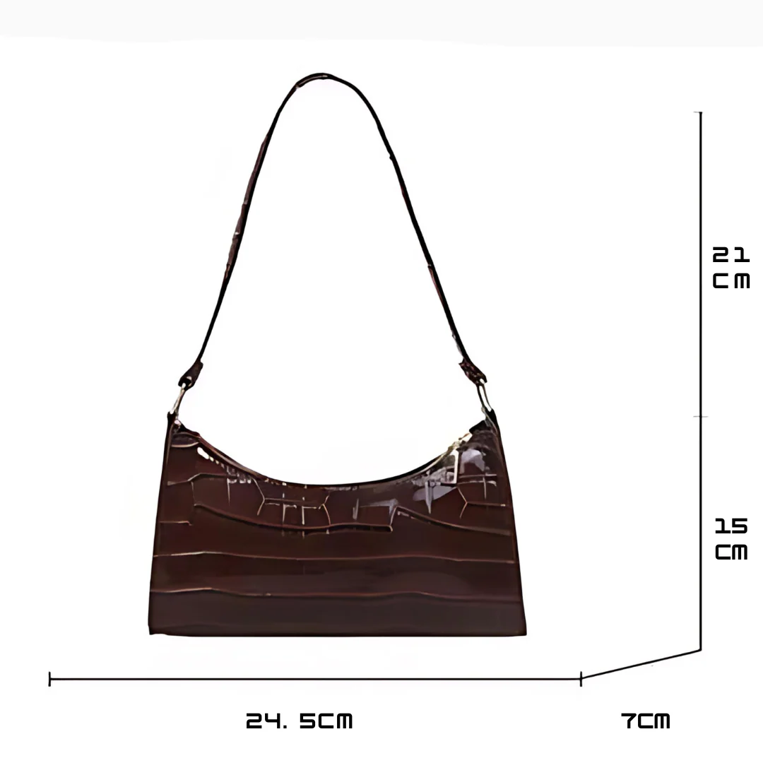 Olivia - Shiny Leather Bag - Image 15
