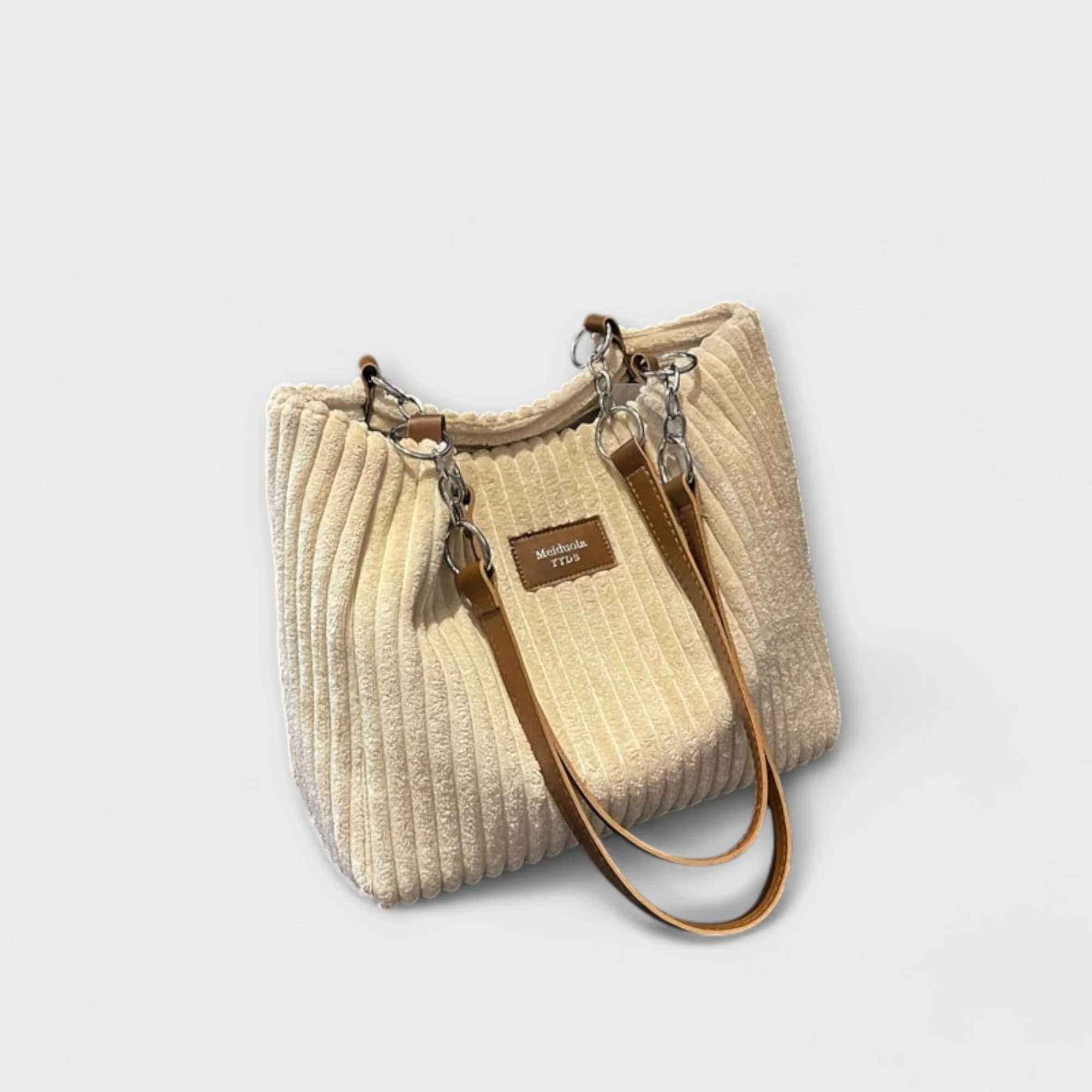 Olivia - Soft Cord Shoulder Bag - Image 3