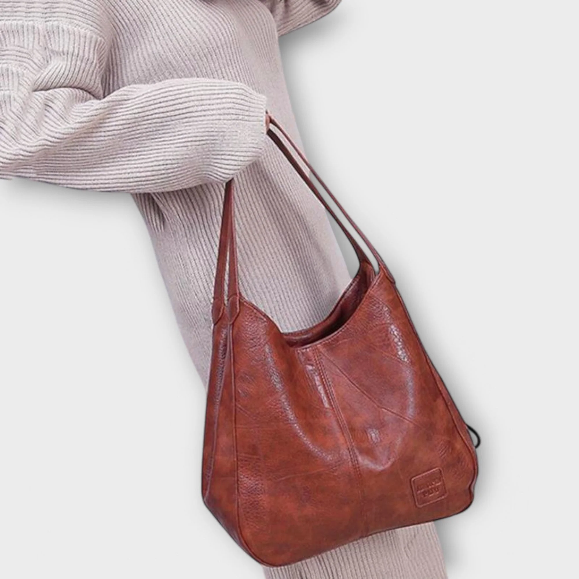 Olivia - Vintage Leather Bag - Image 5