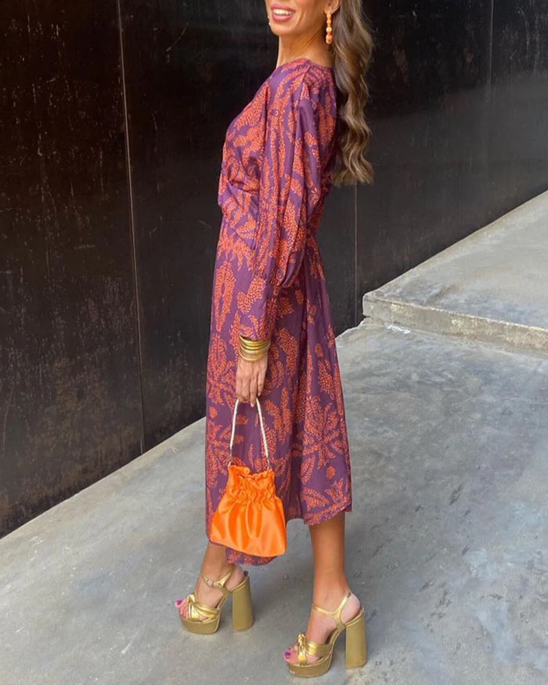 Violet | Women’s Wedding Guest A-Line Maxi Dress - Image 2